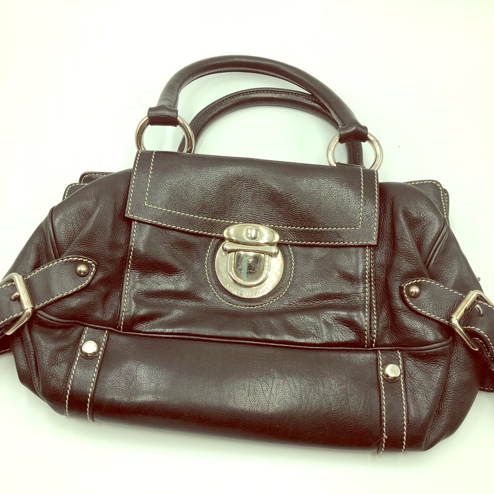 Marc Jacobs Black Leather Bag, Made in Italy